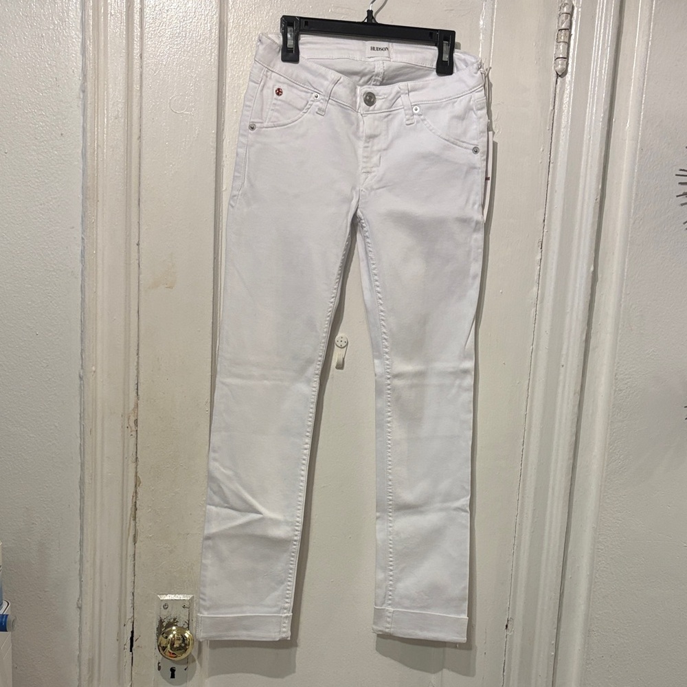 Hudson Jeans White Skinny Women's Jeans